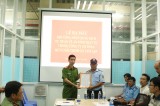 Ra mắt Đội công nhân xung kích tự quản về an ninh trật tự tại Công ty Hưng Hải Thịnh