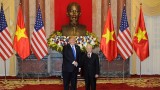 越共中央总书记、国家主席阮富仲与美利坚合众国总统唐纳德•特朗普互致贺电
