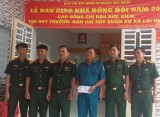 Ban Chỉ huy Quân sự huyện Bàu Bàng: Tổ chức bàn giao Nhà đồng đội