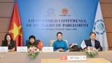 越南国会主席阮氏金银出席第五次世界议长大会视频会议