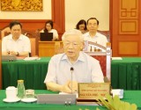 Party leader approves HCM City’s preparations for 11th municipal Party Congress