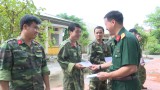TP.Thuận An thăm động viên cán bộ sĩ quan, hạ sĩ quan, dự bị động viên