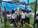 Trường Tiểu học Phú Hòa 3: Tiếp nhận sân chơi vận động, góc dinh dưỡng Cô gái Hà Lan