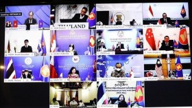 东盟联合磋商会和东盟协调委员会工作组第十次会议以视频方式召开