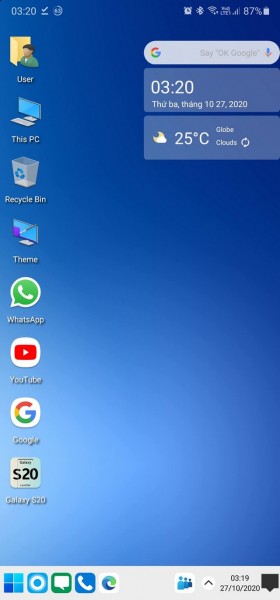 Trải nghiệm giao diện Windows 10 ngay trên smartphone Android