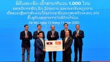 越南向老挝灾民援助1000吨大米