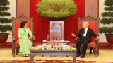 越共中央总书记、国家主席阮富仲会见古巴驻越南大使利亚尼斯·托雷斯·里维拉