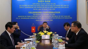 越南公安部与新加坡执法机关促进合作关系