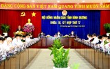 Khai mạc kỳ họp thứ 17 HĐND tỉnh Bình Dương nhiệm kỳ 2016-2021
