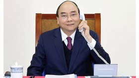 越南政府总理阮春福与美国总统特朗普通电话