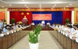 Binh Duong provincial Party Committee permanent board meet leaders of agencies and units