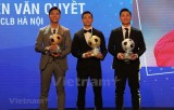 阮文决和黄茹获得2020年越南金球奖