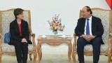 越南政府总理阮春福会见新加坡驻越南大使