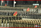 Triều Tiên duyệt binh chào mừng thành công Đại hội Đảng