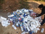 Công an huyện Phú Giáo: Tổ chức tiêu hủy hơn 6.500 bao thuốc lá điếu ngoại nhập lậu