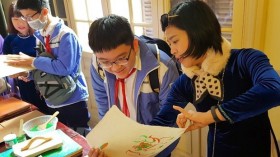 越南传统民间绘画展正式开展