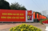 Bright flags, flowers to welcome 13th National Party Congress
