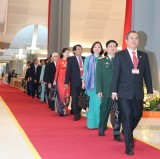 Some photos of Binh Duong’s delegation at the 13th National Party Congress