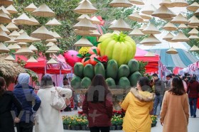 春节乡村集市