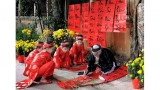 新春送字求字习俗——越南优良的传统文化