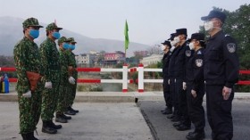 越中加强边境巡逻 做好防控疫情工作