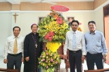 Lãnh đạo tỉnh Bình Dương thăm, chúc mừng Thánh lễ Bổn mạng Giám mục Giuse Nguyễn Tấn Tước