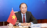 越南外交部副部长阮国勇与德国外交部国务部长会谈