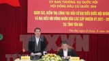 国会副主席阮德海视察安沛省的选举筹备工作