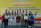 Giải vô địch Taekwondo miền Đông Nam bộ mở rộng: Bình Dương giành hạng nhất nội dung đồng đội nam và nữ