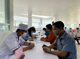 Huyện Bàu Bàng: Tổ chức tiêm ngừa vắc xin Covid-19 cho lực lượng tuyến đầu chống dịch