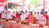 Chủ tịch UBND tỉnh dự lễ khai mạc bầu cử tại khu phố Khánh Hòa, phường Tân Phước Khánh