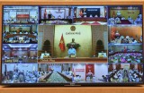 越南政府总理范明正主持召开新冠肺炎疫情防控工作视频会议