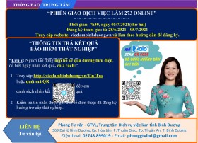 Trung tâm Dịch vụ việc làm tỉnh Bình Dương thông báo