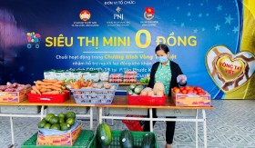 Siêu thị mini 0 đồng phục vụ người dân