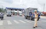 Lực lượng Cảnh sát giao thông Công an tỉnh: Không quản ngại khó khăn trong cuộc chiến phòng, chống dịch bệnh