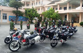 Tăng cường tuần tra bảo đảm an ninh trật tự, phòng chống dịch