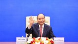 越南国家主席阮春福在河内以视频方式出席亚太经合组织领导人非正式会议