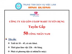 Trung tâm Dịch vụ việc làm tỉnh Bình Dương thông báo