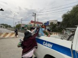 Công an Tp.Dĩ An: Dùng xe chuyên dụng đưa “bà bầu” từ Đồng Nai về TP.Hồ Chí Minh