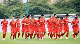 越南国足重新回到训练场