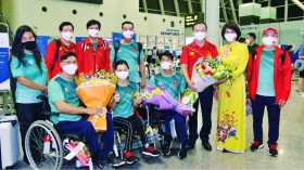 2020年东京残奥会：越南体育代表团抵达东京 为各比赛做好充足的准备