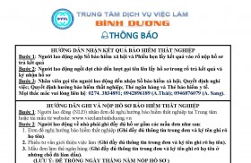 Trung tâm Dịch vụ việc làm tỉnh Bình Dương thông báo