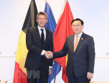 Chủ tịch Quốc hội gặp Phó Thủ tướng Bỉ Pierre-Yves Dermagne