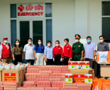 Provincial Red Cross visits and presents gifts to frontline forces against the pandemic