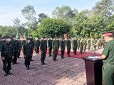 Huyện Dầu Tiếng tổ chức Lễ tiễn quân hoàn thành nhiệm vụ chống dịch