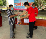 Hội Chữ thập đỏ huyện Phú Giáo: Tiếp tục tổ chức các “Phiên chợ 0 đồng”