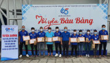 Huyện đoàn, hội LHTN huyện Bàu Bàng: Tuyên dương đoàn viên, hội viên, thanh niên công nhân, thanh niên tiêu biểu