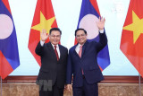 Thủ tướng Phạm Minh Chính hội kiến Chủ tịch Quốc hội Lào