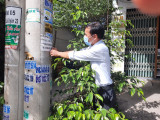 Huyện Bàu Bàng: Quyết liệt ngăn “rác” quảng cáo, rao vặt
