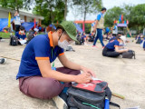 More than 100 young ones take part in Youth Federation's training camp in North Tan Uyen district